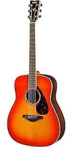 Yamaha FS800J Small Body Solid Top Acoustic Guitar, Natural, Concert