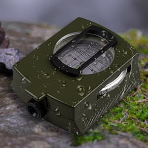 Compasses,Hiking Compass for Survival with ,Waterproof Durable and Pocket-SizedTactical Survival Compass with Lanyard,Climbing Biking Exploring Geology, Outdoor Activities