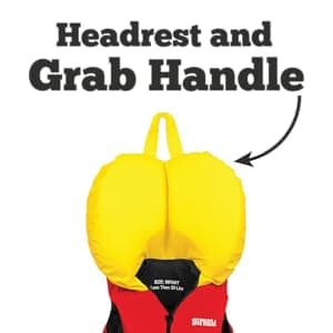 Airhead General Purpose Life Jacket for Adults & Kids - US Coast Guard Approved Life Vest for Men, Women, Youth, Child & Infant, Boating Safety PFD for Fishing & Swimming