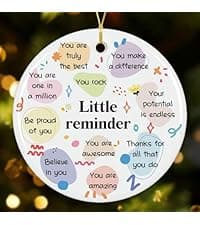 NewEleven Women - Friend Gifts Ornaments 2025 - Friendship Gifts for Friends, Birthday Gift for Women, Besties, Soul Sisters - Ceramic Christmas Ornaments