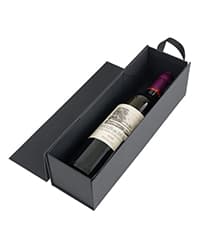 Wine Gift Bag, Reusable Leather Wine Tote Carrier, Single Bottle Champagne Beer Gift Bags Carrier for Birthday, Wedding, Picnic Party, Christmas Gifts (Red)