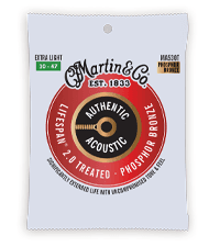 MARTIN Authentic Acoustic Guitar Strings - Lifespan 2.0 Treated