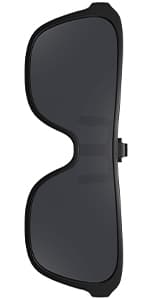 CAXMAN Polarized Clip On Sunglasses Over Prescription Glasses Men Women Compact Fit Non-Flip Up