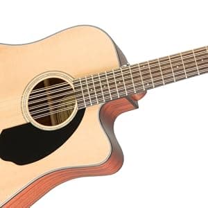 Fender CD-60SCE 12-string Dreadnought Acoustic Guitar, Natural