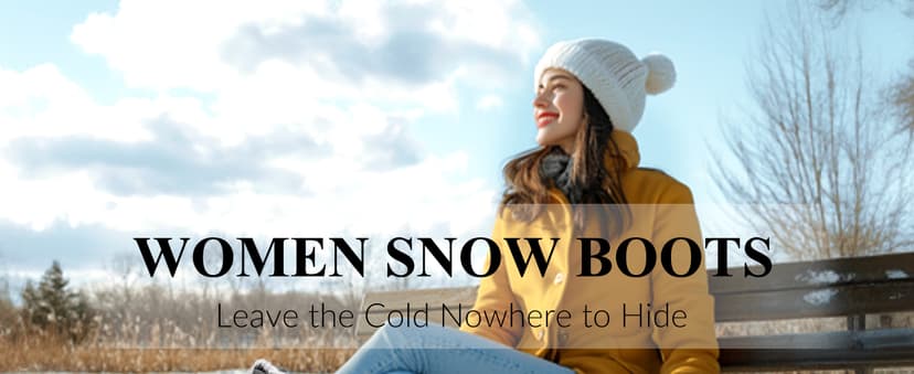 mysoft Women's Snow Boots Warm Insulated Faux Fur Lined Waterproof Mid-Calf Winter Boots