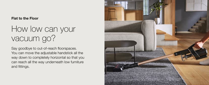 Miele Duoflex Vacuum Cleaner, Cordless and Bagless Multi-Use Flexible Stick Vacuum with Attachable MultiFloor Brush, in Brilliant White / Space Grey / Nordic Blue