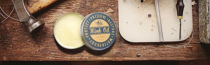 SALTY FISH Mink Oil for Leather Boots, Leather Conditioner Cleaner Waterproof Soften and Restore