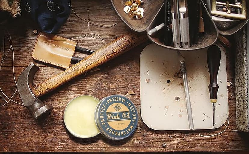 SALTY FISH Mink Oil for Leather Boots, Leather Conditioner Cleaner Waterproof Soften and Restore