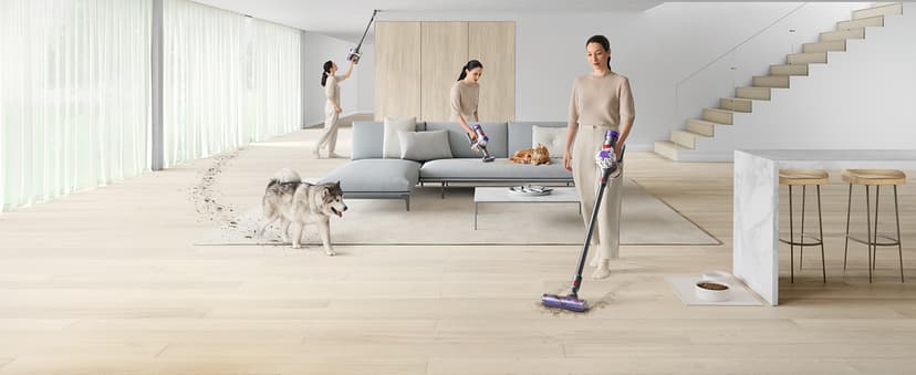 Dyson V8 Cordless Vacuum, Cleans Hard Floors and Carpets, Detangles, Converts to Handheld, 115AW, 2 Power Modes, Up to 40 Minutes¹