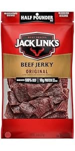 Jack Link's Beef Jerky Gift Basket Variety Pack - Includes Jerky, Meat Sticks, and Beef Steaks, Great Gift for Men, Perfect Hunting Trip Snacks, 15-Piece Assorted Meat Snack Pack