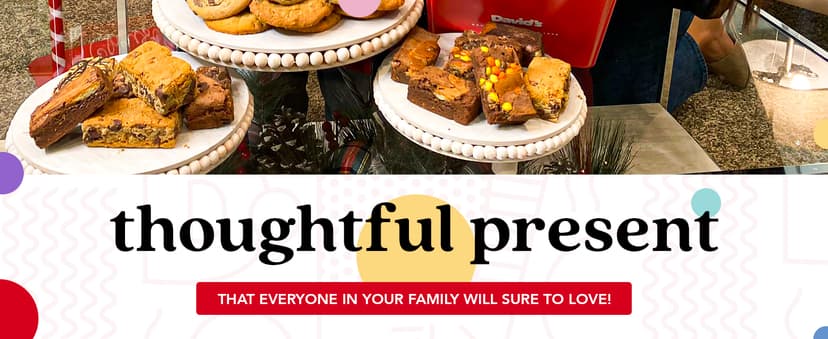 David's Cookies 5lb Assorted Cookies & Brownies Tin Gift Basket – Fresh-Baked Delicious Gourmet Treats for Sharing | Ideal Party Pack Gift Basket for Family, Friends, Holidays, & Special Occasions