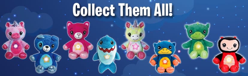 Ontel Star Belly Dream Lites, Stuffed Animal Night Light, Cuddly Blue Puppy - Projects Glowing Stars & Shapes in 6 Gentle Colors, As Seen on TV