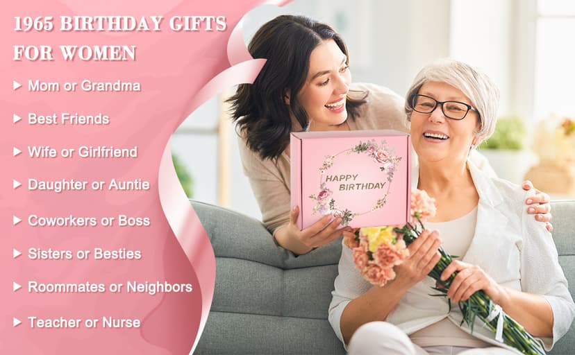 60th Birthday Gifts for Women 60 Year Old Birthday Gifts for Women Cool 60th Birthday Gift for 60 Year Old Woman Happy 60th Birthday Gift Ideas for Woman in Their 60s