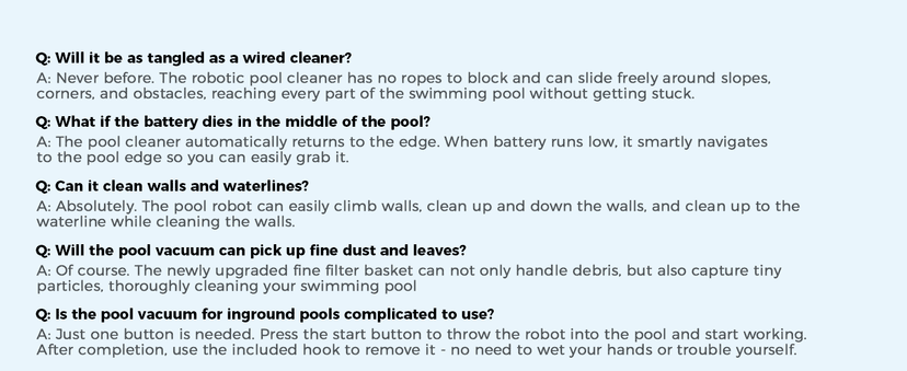 Robotic Pool Cleaner,Cordless Pool Vacuum for Inground Pools,Automatic Pool Cleaner Robot for Pool Floors,Drain Cleaning,Walls,Waterline,2150 Sq.ft,180min Runtime,3H Fast Charging Robot for Spa Pool