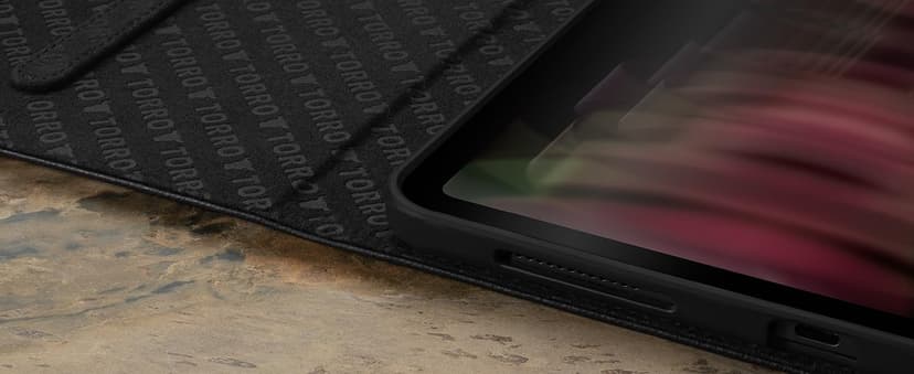 TORRO Case Compatible with iPad Pro 13” (2025/2024) – Premium Leather iPad Pro 13” M5 / M4 Case with Stand Function, Apple Pencil Connectivity and Wake/Sleep Function (Dark Brown)