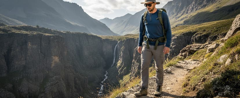 WHITIN Men's Barefoot Trail-Running Shoes | Wide Toe-Box | Zero-Drop Sole | Optimal Traction