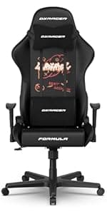 DXRacer Master XL Video Gaming Chairs for Adults, Ergonomic Reclining Computer Gaming Chair, Racing Style Height Adjustable (EPU Leatherette, Black Line)