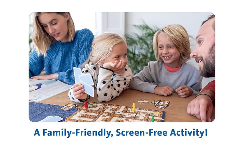 Ravensburger Labyrinth Board Game - A Strategic Maze Challenge for Family Nights - Find Treasures & Block Opponents - MESH Accredited - Great Birthday Gift - 2-4 Players - Kids Ages 7-10 and Older