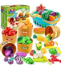 JOYIN 4-Pack Fidget Tubes for Kids, Sensory Tubes, Stress Relief Toy, Speech Therapy, Calming Toys for Children with Autism, Calm Down Corner Classroom Supplies, Christmas School Gifts for Toddlers