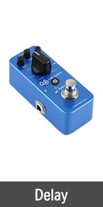 Donner Compressor Guitar Pedal, Lax Comp Compressor Pedal for Electric Guitar and Bass, Classic Peak Limiter Style Compressor with 2 Band EQ Boost Effect Pure Analog True Bypass