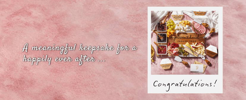 Personalized Charcuterie Board Gifts for Couples, Custom Wedding Gift Ideas, Cheese Board Engagement Gifts, Serving Tray Gift Set