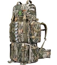 Hunting Fanny Pack for Men, Camo Waist Pack for Hunter, Fanny Hunting Backpack with Rifle, Shotgun, and Bow Holder (Fanny Pack Upgrade)