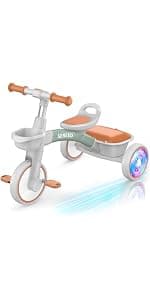 No Pedal Kids Toy Bike for 2-5 Years Old, Customize Plate with 3pcs Stickers (White) SEREED Toddler Balance Bike 2 Year Old, Gift for 2-3 Boys Girls, Adjustable B0DDQ4FQHK