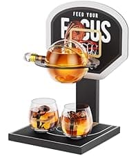 Birthday Gifts for Men Dad, Kollea Gun Whiskey Decanter Set with Shot Glass, Cool Anniversary Christmas Gifts Ideas for Him Husband Brother, Funny Military Retirement Present, Home Bar Drinking Party