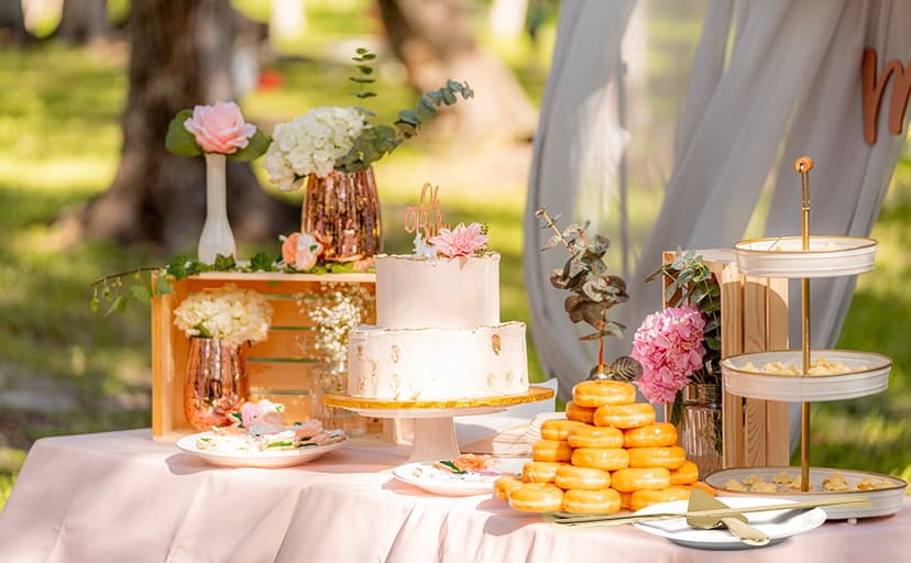 Cake Cutting Set for Wedding, Elegant Cake Knife and Server Set with Thickened Stainless Steel Rounded Edges, Cake Cutter Pie Spatula for Birthday Anniversary Christmas, 2 Pcs, Gold