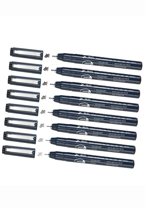 Sign Brush Pen, 15pcs Calligraphy pen Flair Pens Fine Point(0.4mm) Assorted Colors, Felt Tip Pens Art Brush Marker, Journaling Pen Set for Beginners Adult Hand Lettering Calligraphy