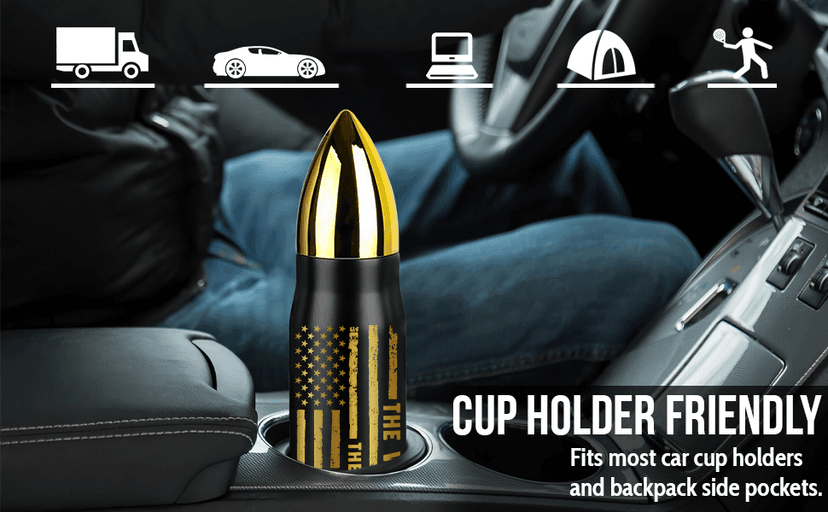 Retirement Gifts for Men, Christmas, Birthday Gift Ideas, The Legend Has Retired Tumbler, 17oz Insulated Tumbler with Patriotic American Flag Design - Funny Retirement Gift for Dad, Grandpa