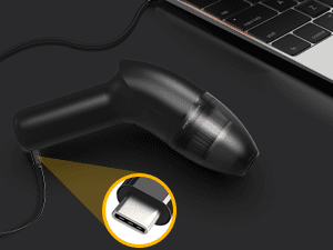 4.3Kpa Keyboard Vacuum Cleaner Mini:Handheld Computer Vacuum Cordless for Car Laptop Sewing Machine Portable Keyboard Vac USB Desk Crumbs Dust Cleaners