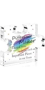 Employee Appreciation Gifts, Boss Day Farewell Retirement Appreciation Gifts for Boss Lady Staff Leader Manager Office Decor Funnli Bosses Day Gifts for Women, Boss Gifts for Women Men Acrylic Plaque B0CYZXF2FN