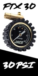 JACO RDX-160 Presta Tire Pressure Gauge for Bikes (10-160 PSI) | Road Bike & BMX Series