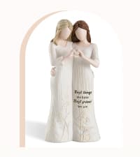 Best Friend Figurines - Friendship Bestie Gifts for Women - Christmas Birthday Gifts for Sisters from Sister