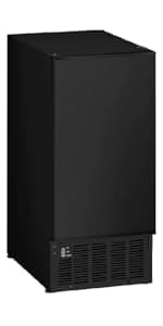 EdgeStar IB250 15 Inch Wide 20 Lbs. Capacity Free Standing and Undercounter Ice Maker with 25 Lbs. Daily Ice Production - Stainless Steel