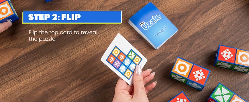 The Uzzle 3.0 Board Game, Family Board Games for Children & Adults, Block Puzzle Games for Ages 4+