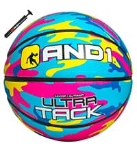 AND1 Chaos Rubber Basketball: Game Ready, Office Regulation Size (29.5”) Streetball, Made for Indoor/Outdoor Basketball Games- Graffiti Series