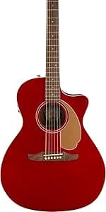 Fender CD-60SCE All-Mahogany Dreadnought Cutaway Acoustic Electric Guitar, with 2-Year Warranty, Fishman Pickup and Preamp System, Natural