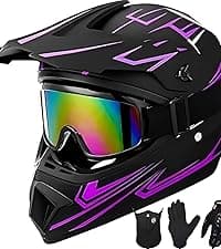 Yesmotor 3/4 Open Face Retro Motorcycle Helmet Vintage Helmet for Motorbike Casco, Moped, Cruiser, Bobber, and Chopper - DOT Approved(Matte Black,L)