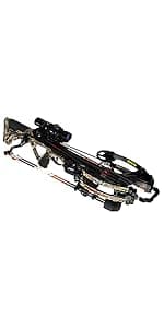 Barnett Whitetail Hunter Crossbow, with 4x32mm Multi-Reticle Scope, 2 Arrows, Lightweight Quiver