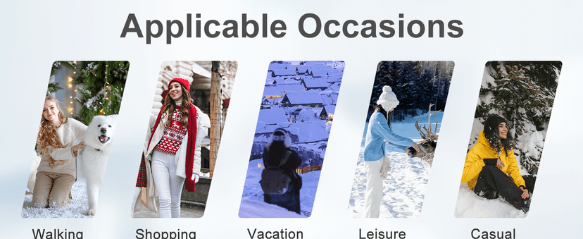 Dannto Women Winter Snow Boots Ladies Warm Fur Lined Ankle Booties Outdoor Water Resistant Furry Shoes