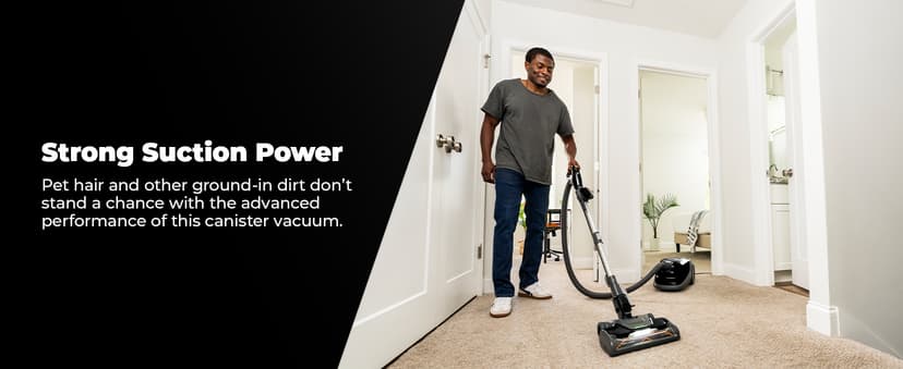 Kenmore BC3006 400 Series Pet Friendly Lightweight Bagged Canister Vacuum Cleaner 2-Motor Design with Hair Eliminator Brushroll, HEPA Filter, LED Headlight, Extended Wand and Auto Cord Rewind
