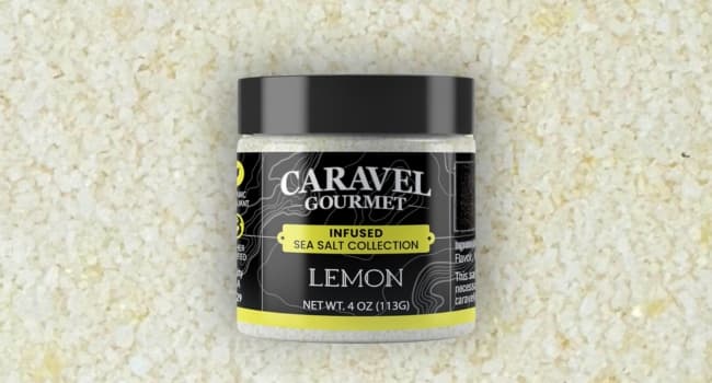 Infused Sea Salt Sampler Set, Finishing Salt for Seasoning, Gourmet Cooking Gift and Spice Variety Pack for Special Occasions, 0.5 oz x Bundle of 6 Flavored Salts - Caravel Gourmet Salt