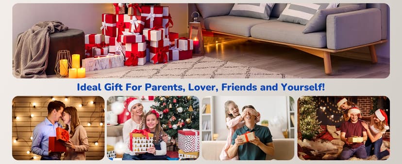 cotsoco Neck Massager,Shiatsu Shoulder and Back Massager with Heat, Electric Deep Tissue Massage Pillow for Body Muscle Pain Relief,Best Gifts Mom Dad Women Men,Home, Office Car Use