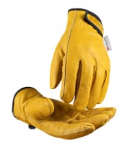 toolant 100% Waterproof Gloves for Men and Women, Winter Work Gloves for Cold Weather, Touchsreen, Thermal Insulated Freezer Gloves, With Grip, Grey, Medium