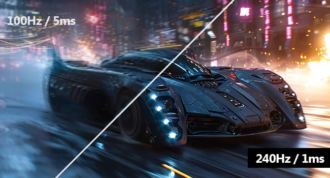 Z-Edge 32 inch Curved PC Gaming Monitor, FHD 1080P 240Hz Curved Monitor,1500R Computer Monitor, MPRT 1ms Monitor, FreeSync, Low Blue Light, UG32P 1X DP and 2X HDMI