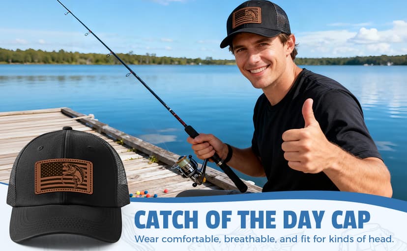 Gifts for Fishermen Fishing Lovers Gifts for Men Cool Fisherman Stuff for Mens Unique Fishing Accessories for Men with Keychain Mug Hat Socks B0FWJFQ3HG