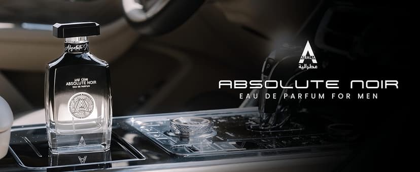 Absolute Noir Eau De Parfum for Men 100Ml 3.4Oz - Luxurious and Long Lasting Fragrances with Top Notes of Bergamot, Lemon, Grapefruit, Pink Pepper - Best Alternative for Absolu Aventus