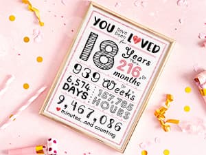 18th Birthday Gifts for Girls Trendy 18 Year Old Girl Birthday Gifts for 18 Year Old Girl Gift Ideas Unique Age 18 Gift for Female Teen Girls Her Daughter Happy 18th Decoration Presents with Tumbler
